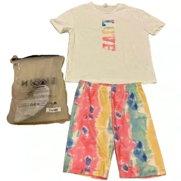 New SHEIN Kid’s 2-piece Matching Shorts & Top Sz. 11-12y NWT - Picture 1 of 6
